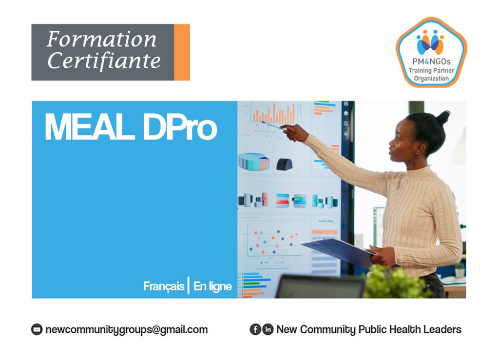 Certification MEAL DPro – PM4NGOs – New Community